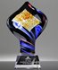 Picture of Diamond Twist Art Glass - Clear Base