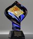 Picture of Diamond Twist Art Glass - Black Base