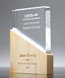 Picture of Harmony Peak - Crystal & Wood Block Award