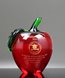 Picture of Red Crystal Apple Paperweight