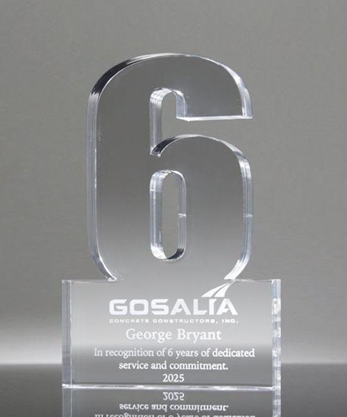 Picture of 6 Year Anniversary Award