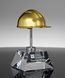 Picture of Crystal Gold-Chrome Hard Hat Award