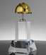 Picture of Crystal Gold-Chrome Hard Hat Tower Award