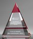 Picture of Albright Red Crystal Pyramid Award