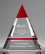 Picture of Albright Red Crystal Pyramid Award