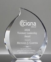 Picture of Preswick Flame Crystal Award