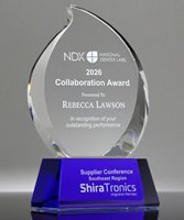 Picture of Preswick Flame Executive Award - Blue Base