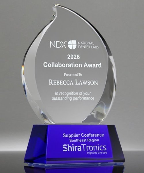 Picture of Preswick Flame Executive Award - Blue Base