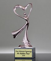 Picture of Rhythm & Heart Pink Dance Trophy