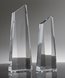Picture of Clear Crystal Polygon Obelisk Award
