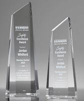 Picture of Clear Crystal Polygon Obelisk Award