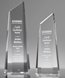 Picture of Clear Crystal Polygon Obelisk Award