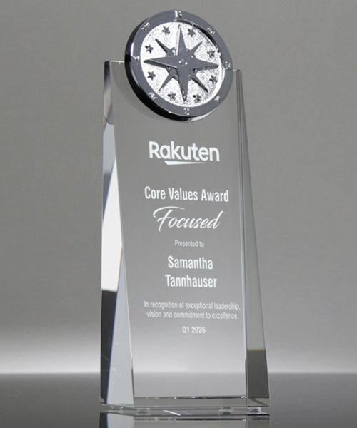 Picture of Crystal Pathfinder Compass Award