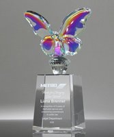 Picture of Iridescent Crystal Butterfly Award