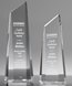 Picture of Clear Crystal Polygon Obelisk Award