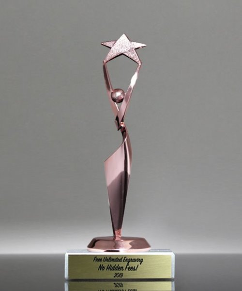 Picture of Star Achiever Pink Trophy