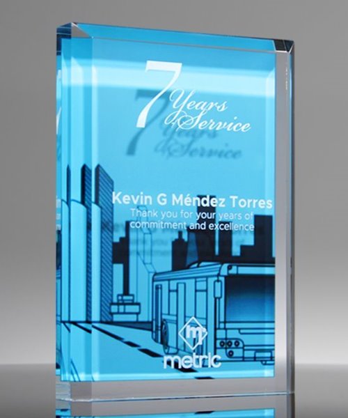 Picture of Service Years Award Rectangle