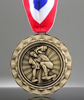 Picture of Wrestling Spinner Medal