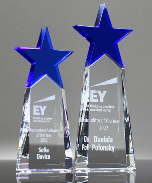 Picture of Orion Tower Blue Star Crystal