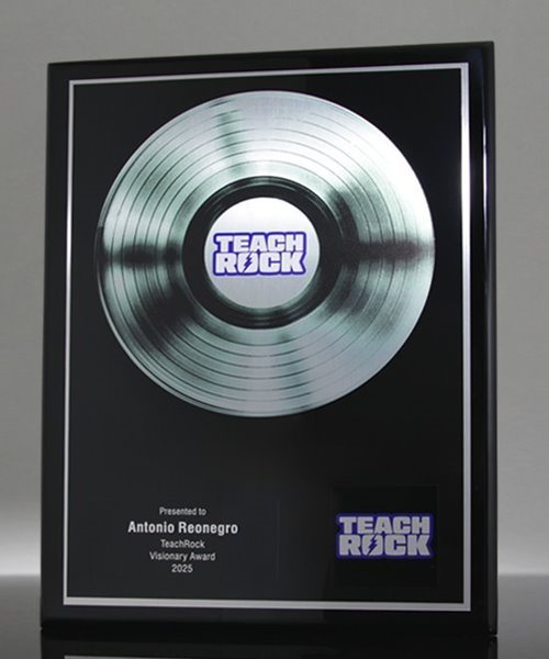 Picture of Music Record Award Plaque