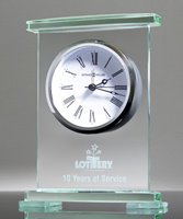 Picture of Augustine Jade Glass Desk Clock Award