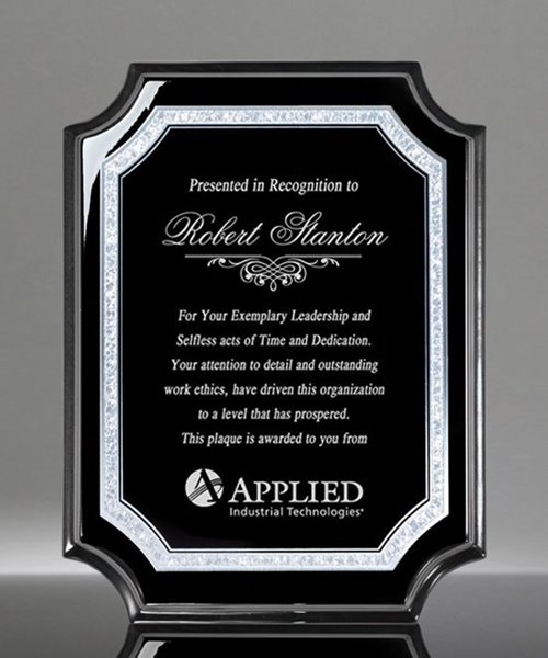 Picture of Laureate Ebony Silver Plaque