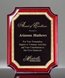 Picture of Paragon Rosewood Gold Plaque