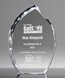 Picture of Diamond Edge Clear Crystal Flame Award