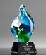 Picture of Artful Union Blue Green Glass Award