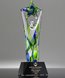 Picture of Star Synergy Art Glass Award - Black Base
