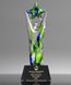 Picture of Star Synergy Art Glass Award - Black Base