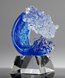 Picture of Force of Nature Art Glass Wave Award