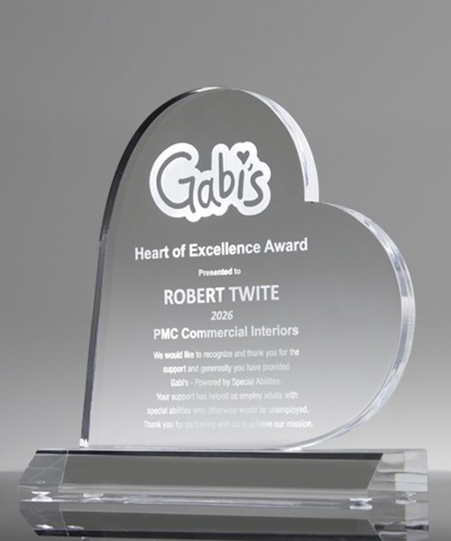 Picture of Acrylic Heart Trophy