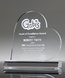 Picture of Acrylic Heart Laser Engraved Trophy