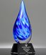 Picture of Celestial Echo Art Glass Award - Black Base