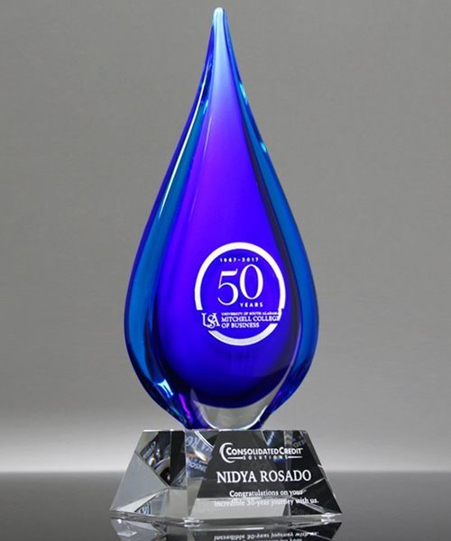Picture of Euphoria Art Crystal Flame Award