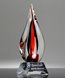 Picture of Ecstasy Flame Art Glass Award