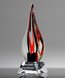 Picture of Ecstasy Flame Art Glass Award