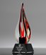 Picture of Inferno Red Art Crystal Award
