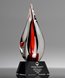 Picture of Inferno Red Art Crystal Award