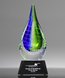 Picture of Evergreen Cascade Art Glass Award