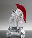 Picture of Elite Warrior - Crystal Trojan Helmet Award