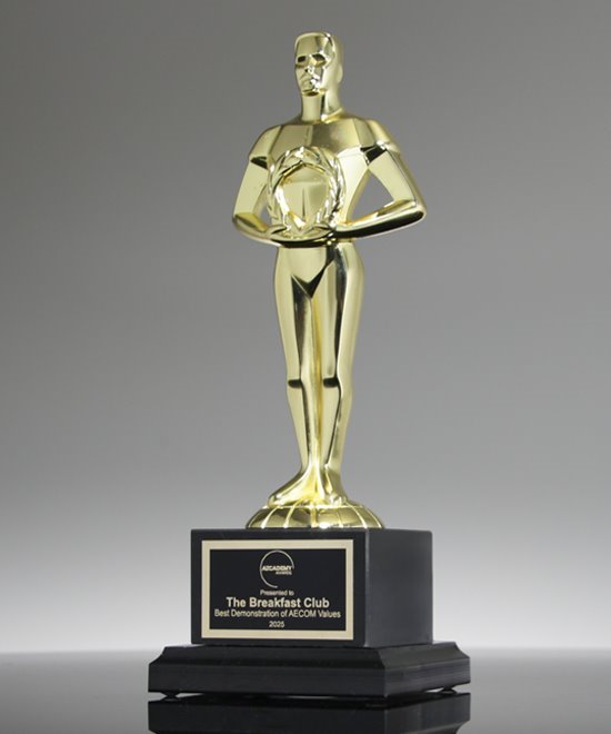 Classic Metal Achiever Trophy | Edco Awards