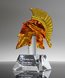 Picture of Golden Warrior - Crystal Trojan Helmet Award