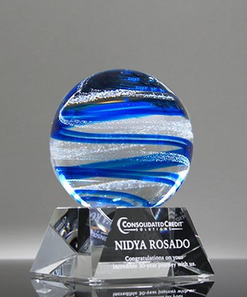 Picture of Ocean Globe Crystal Award