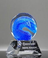 Picture of Surfside Wave Art Glass Award