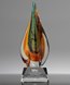 Picture of Elation Flame Art Glass Award