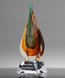 Picture of Elation Flame Art Glass Award