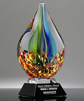 Picture of Chromatic Flame Reflections Art Glass Award