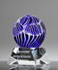Picture of Ocean Bloom Sphere Art Glass Award